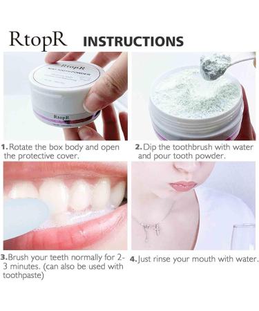 Crystal Clean Smile Powder | Mint Tooth Whitening & Spot Remover | Deep Cleaning Oral Care Set (2 pc) - Strengthen Enamel - Buy Online on GoSupps.com