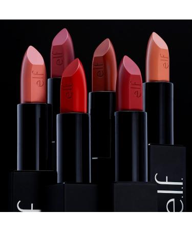 e.l.f. O Face Satin Lipstick - Richly Pigmented, Nourishing & Long-Lasting Creamy Lipstick | Jojoba-Infused, Vegan & Cruelty-Free | Shameless - Buy Online on GoSupps.com