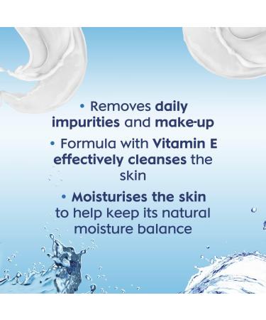 NIVEA 2in1 Cleanser & Toner (200 ml) Gentle & Caring Face Toner Refreshing Toner with Vitamin E Removes Residue and Make Up Cleansing Facial Toner (Pack of 2) 200 ml (Pack of 2) - Buy Online on GoSupps.com