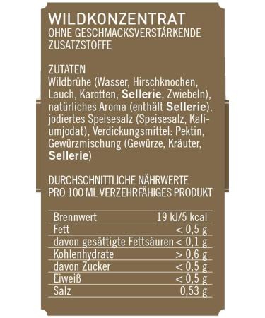 Feinfix Wild Concentrate 420g - Gluten-Free Lactose-Free Low-Calorie Soup & Sauce Base for 10 Liters | Premium Wild Fond - Buy Online on GoSupps.com