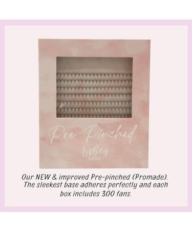 LivBay 0.05 Pre-Pinched Volume Eyelash Extension Fans - 300 Fans | C/D Curl | 9-16mm Length | Long Lasting Blooming Lashes - Buy Online on GoSupps.com