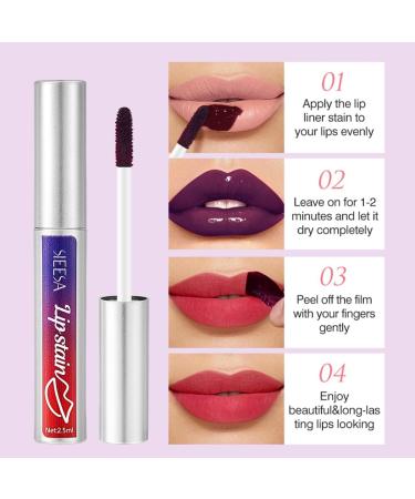 Baorder 3 Piece Peeloff Lip Liner Set Longlasting smudgeproof waterproof nude matte lipstick nonfading peeloff lip color effortless precision and full coverage - Buy Online on GoSupps.com