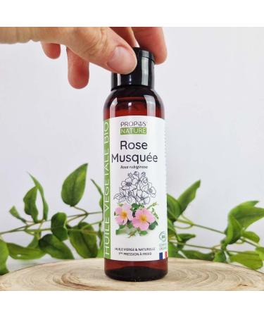 Organic Rosehip Oil - 100% pure and natural - 100ml - PROPOS'NATURE - Buy Online on GoSupps.com