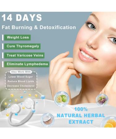2023 Lymphstar Detox & Fat Burn Nose Ring | Slimming Essential Oil Ring for Liver & Lung Cleanse (3 Bags) - Buy Online on GoSupps.com