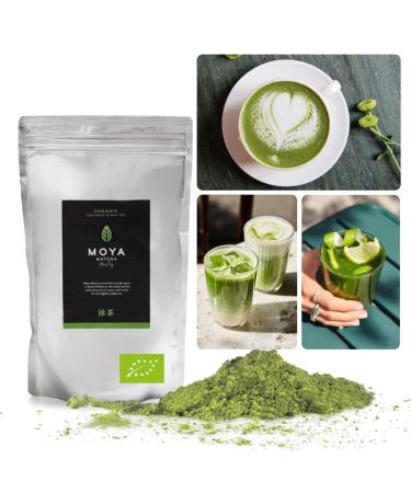 Organic Moya Matcha Daily Tea Green Powder | 250g Daily Grade (III) | Perfect for Drinking with Lattes Smoothies &Lemonades Moya Matcha Daily 250g