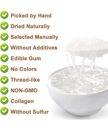 Plant Gift Wild Edible Gum Tragacanth Gum Snow Swallow xueyan No Colors Non-GMO 150g / 5.29oz - Buy Online on GoSupps.com