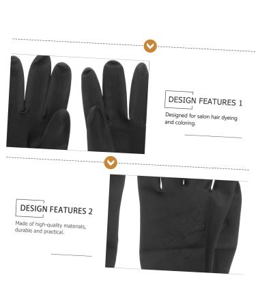 FRCOLOR 9 Pairs Hair Dye Glove Hair Coloring Gloves Hair Dye Shampoo Professional Shampoo Mens Glives Salon Reusable Gloves for Hair Coloring Hair Dying Gloves Black Non-slip Bulls Man - Buy Online on GoSupps.com