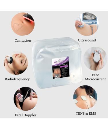 Absonic Conductive Gel for Body Contouring & Skin Rejuvenation - Paraben-Free - 5L | International Shipping Available - Buy Online on GoSupps.com