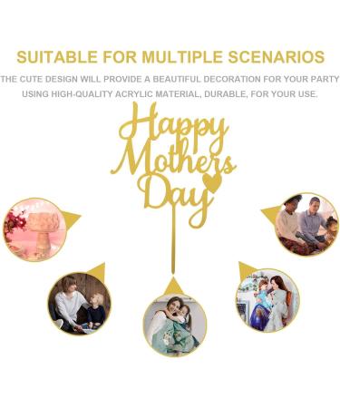 12 Pcs Mothers Day Cupcake Toppers Personalised Cupcake Toppers Cupcake Toppers Mother's Day Gifts Happy Mothers Day Cake Toppers Mother's Day Decoration - Buy Online on GoSupps.com
