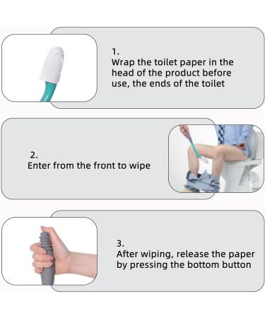 15-Inch Toilet Aid for Comfort Wiping | Soilwipers & Toilet Paper Aids for Effortless Hygiene | International Shipping Available - Buy Online on GoSupps.com