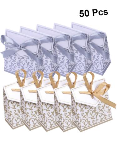 ULTECHNOVO 100 Pcs Golden Chocolate Favor Boxes Chocolate Gift Boxes Gold Paper Wedding Decorative Gift Boxes Decorate Hard Paper Boxes Party Favor Boxes Carton Cake Candy Box European Style - Buy Online on GoSupps.com