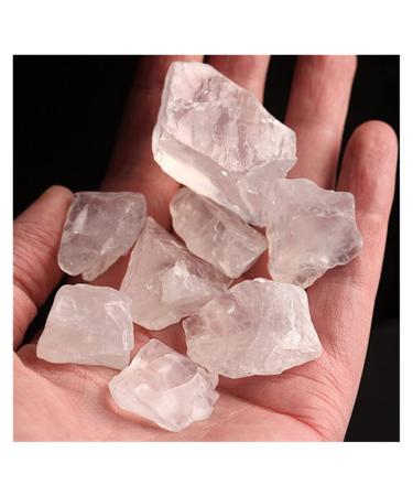 Natural Crystal Rough 50g Natural White Quartz Crystal Stone Rock Chips Specimen dingchi (Size : White)