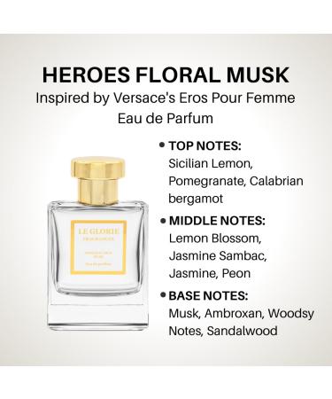Inspired by V*rsace's Eros Pour Femme Eau de Parfum Heroes Floral Musk EDP Long Lasting 12-14 Hours Perfume Spray for Women All Skin Types Cruelty Free - 1.7oz 50ml Inspired by V*rsace's Eros Pour Femme Eau de Parfum 1.7 Fl Oz (Pack of 1) - Buy Online on GoSupps.com