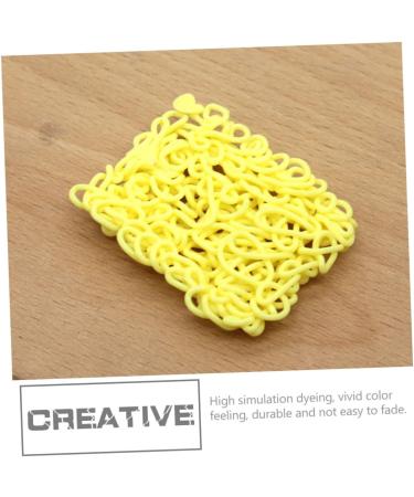 ibasenice 4pcs Instant Noodle Model Tiny Things Fake Instant Noodles Simulated Food Ornaments Chinese Food Miniature Stuff Mini Toy Mini House Supplies Child Doll House Silica Gel Vegetable - Buy Online on GoSupps.com