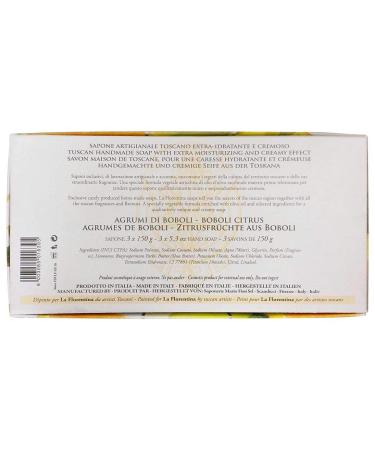 Buy Agrumi di Boboli Bar Soaps - Citrus Scent | Bellosguardo Collection | 3 Pack (5.3 oz Each) | Luxury Italian Gift Box - International Shipping Available - Buy Online on GoSupps.com