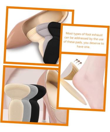 FOMIYES High Heels Cushion Inserts - 3 Pairs Half Size Pad Adhesive Heel Pads Comfortable Foot Cushions for Women Assorted Colors - Ideal Height Insoles - Buy Online on GoSupps.com