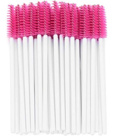 50Pcs New Crystal Rhinestone Handle Makeup Disposable Eyebrow Applicator Eyelash Brush Mascara Spiral Wands Lash Curling Comb(pink) - Buy Online on GoSupps.com