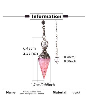 RVSWIHFA Lapis Lazuli Healing Stones and Crystals Dowsing Pendulum Healing Crystal Points Gemstone Pendulum Scrying Dowser Reiki Crystals Resin Chip Stone Divination Wicca Crystal Therapy Meditation - Buy Online on GoSupps.com