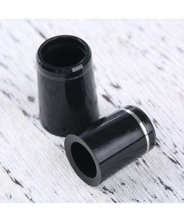 10pcs Black Golf Tapered Ferrules with Single Silver Ring - Compatible for Irons Shaft - .335 Universal Fit - Buy Online on GoSupps.com