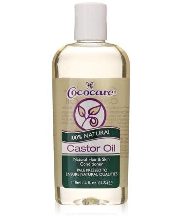 Cococare 100% Castor Oil 4 fl oz (118 ml)