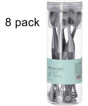 Virtcoy 2-in-1 Soft Toothbrush with Tongue Scraper | Reduce Bad Breath with Nanoborst Technology - Buy Online on GoSupps.com