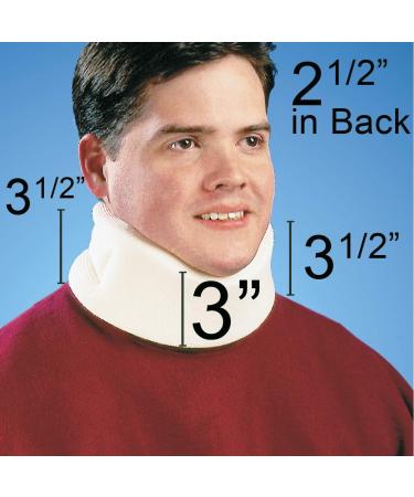 Carex Cervical Collar: Neck Pain Relief with Soft Cotton Fabric - Buy Online on GoSupps.com