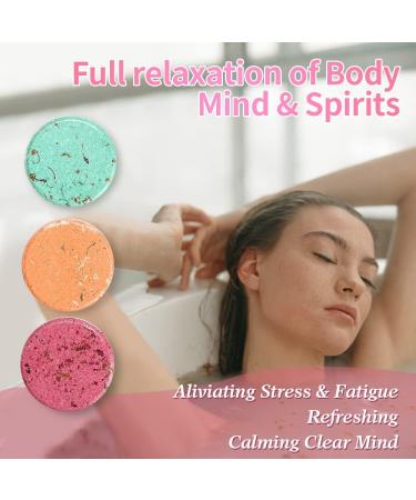 Shower Steamer Set: 6pcs Shower Bombs with Essential Oils for Spa-Like Experience at Home - Perfect Valentines Day Gifts for Her and Him - Buy Online on GoSupps.com