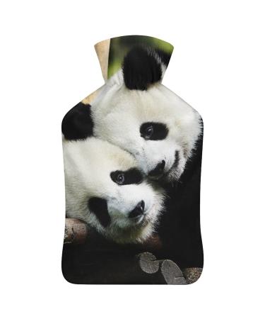 Hot Water Bottle With Lid Animal Panda Rubber Hot Water Bag For Pain Relief Cramps Foot Warmer Hot And Cold Therapy