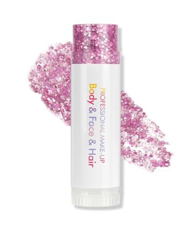 AOOWU AOOWU Body Glitter 15g for body mermaid face festival makeup Christmas Halloween carnival (purple-