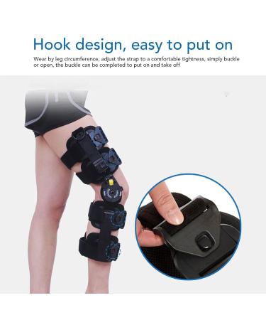 Buy Adjustable Hinged Knee Brace | Knee Immobilizer & Stabilizer for Effective Support | International Shipping Available - Buy Online on GoSupps.com