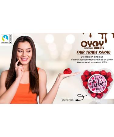 Oyoy Dear Chocolate Gift: 500g Heart-Shaped Chocolates for Valentine's Day & Mother's Day - Perfect Partner Gifts - Buy Online on GoSupps.com
