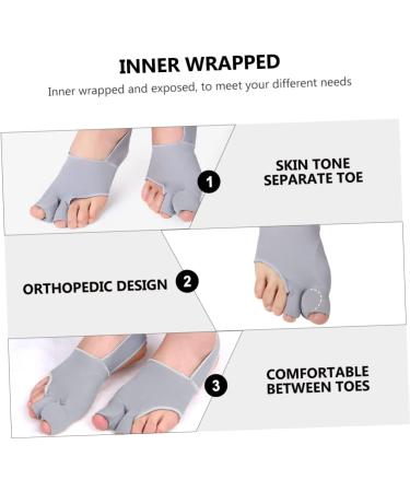 Wrist Supports, Foot Protector, Thumb Splint, Bunion Night Splint, Silicone Spacers - 2 Pairs Assorted Color Sleeves for Bunion Hallux Valgus Correction - Buy Online on GoSupps.com