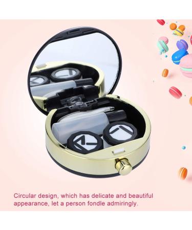 Buy Sharainn Cute Round Contact Lens Box - Blue Eye Care Case for Lenses | International Shipping Available - Buy Online on GoSupps.com