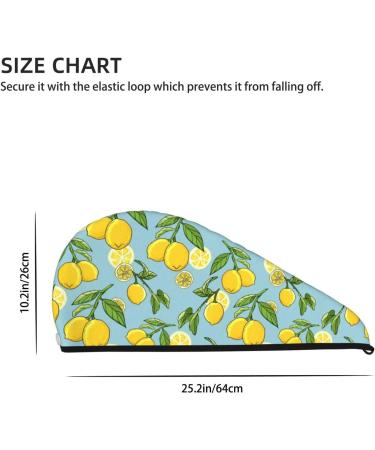 Hair Towel Wrap - Quick Drying Turban with Button - Lemon Color | Hair Drying Solution for All Hair Types - Buy Online on GoSupps.com