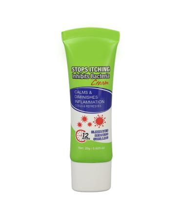 Anti Itch Cream 20g Itch Stoppping Cream Helps Improve Itching Dryness Moisturizing Itch Relief Balm for External Skin Protectant Care Relieves Dry Skin Lotion
