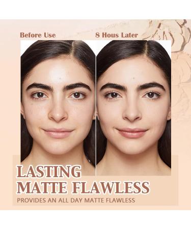 Pressed Matte Face Powder - High Coverage Makeup & Setting Powder for Poreless Finish | Lightweight Shine Control - N.W 10g (01#) - International Shipping Available - Buy Online on GoSupps.com
