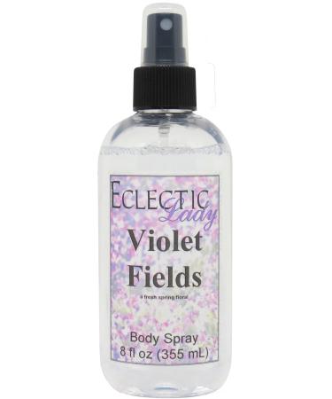 Violet Fields Body Spray 4 ounces Body Mist for Women with Clean Light & Gentle Fragrance Long Lasting Perfume with Comforting Scent for Men & Women Cologne with Soft Subtle Aroma For Daily Use 4 Fluid Ounces