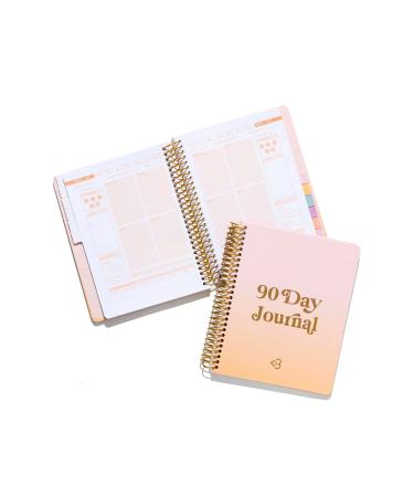 Popflex by Blogilates Journal (90 Day) - Citrus - Fitness Journal & Food Journal for Women - Weight Loss Secondary, Wellness Journal at Heart - Daily Journal/Habit Tracker for Physical/Mental Health