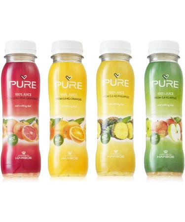 Pure Fruit Juice - Apple/Orange/Pineapple/Pink Grapefruit - Pack of 18 Bottles - 250 ml (Apple) - Buy Online on GoSupps.com