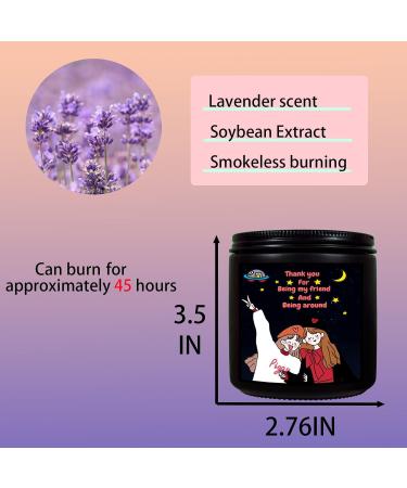 Natural Soy Wax Lavender Scented Candle - 7oz | Perfect Gifts for Women | Smokeless & Long-Lasting | Ideal for Birthdays Graduations & More - Buy Online on GoSupps.com