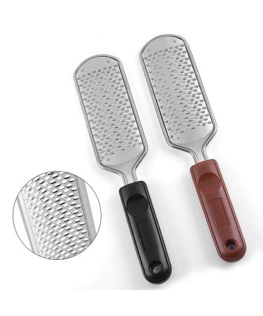 Minkissy 2pcs Stainless Steel Foot File Tool - Effective Dead Skin Remover for Smooth Feet Ideal for Women s Pedicure & Dry Skin Care - Buy Online on GoSupps.com