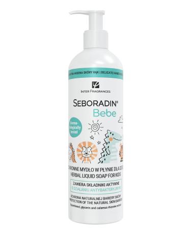 Seboradin Clean Baby Protective Liquid Soap Thyme Oil Orange Oil and D-Panthenol Relies Irritation Hygiene and Protection Suitable for Children from 3 Years 200 ml