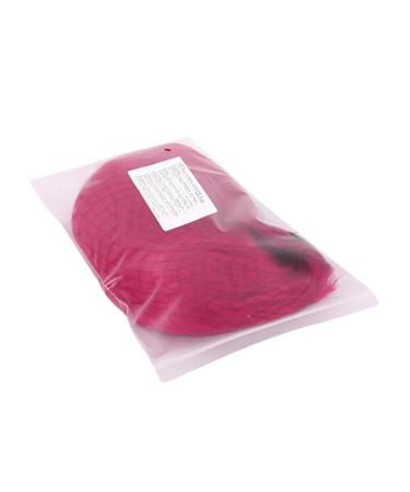MapofBeauty 12 Inch Hot Pink Short Straight Hair BOB Wig - Natural Look International Shipping - Buy Online on GoSupps.com