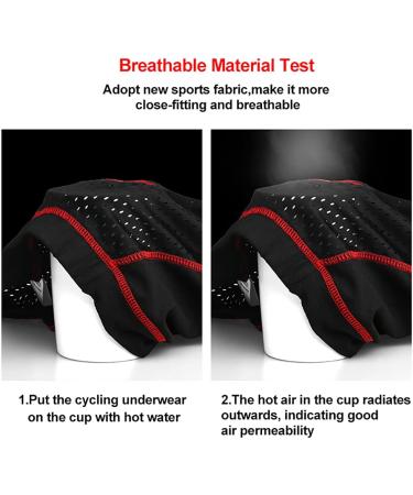 Buy Agolu Women's XXL Red Padded Gel 3D Breathable Bike Underpants - Shockproof Cycling Pants - Buy Online on GoSupps.com