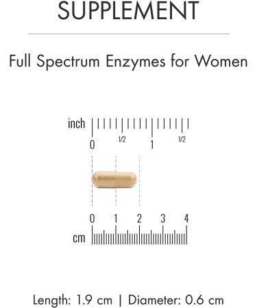 Dr. Mercola Full Spectrum Enzymes for Women - 90 Capsules | Digestive Support & Wellness - Buy Online on GoSupps.com