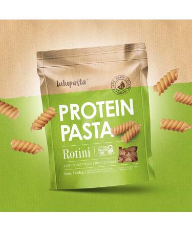 Lulupasta High Protein Lupin & Sunflower Flour Pasta - Gluten Free, Keto & Low Carb (Rotini 8oz) - Buy Online on GoSupps.com