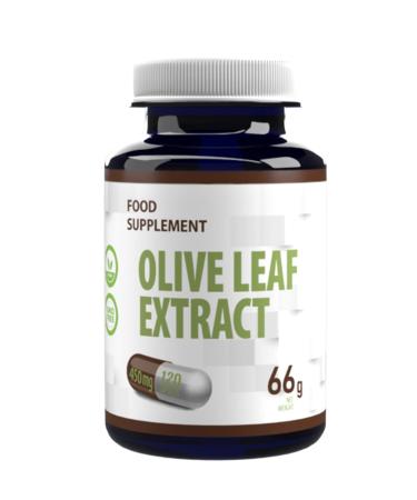 Olive Leaf Extract 450mg 120 Vegan Capsules 40% Oleuropein 180mg 3rd Party Lab Tested High Strength Supplement No Fillers or Bulkers Gluten and GMO Free