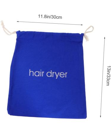 LALADEFIEE 1pc Hair Dryer Storage Bag Blow Dryer Carrying Bag Packaging Bag Make up Organizer Bag Canvas Blue 33.00X30.00X0.50CM Blue - Buy Online on GoSupps.com