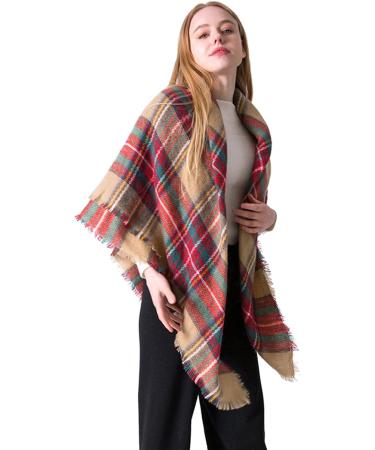Shop HANXIULIN Women's Elegant Autumn Triangle Scarf - Luxurious Casual Wrap for Winter | One Size - Buy Online on GoSupps.com