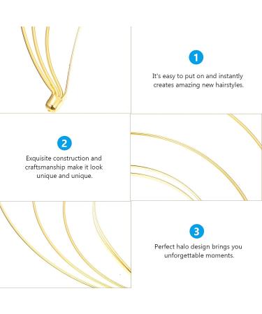 Lurrose Goddess Halo Crown - Vintage Angel Halo Headband for Halloween Party - Buy Online on GoSupps.com